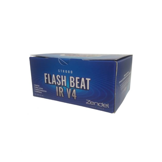 Kit Strobo Zendel Flash Beat IR V4 c/ 4 Faróis e Controle