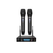 Microfone Dylan DW-902 POWER Sem Fio UHF c/2 Bastões