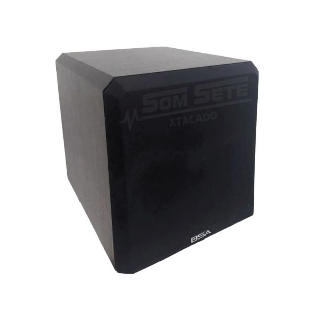 Subwoofer Ativo BSA 8" para Som Ambiente W8 Preto