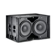 Subwoofer Duplo de 15" JBL Suspenso cardioide VTX S25