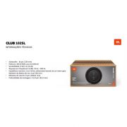 Subwoofer JBL 10" CLUB102SL Slim 350W Impedância Selecionável 2Ω ou 4Ω